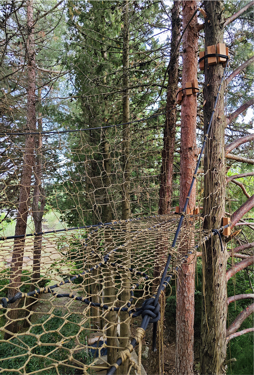 Luxury Tree Net on Krk - distant view