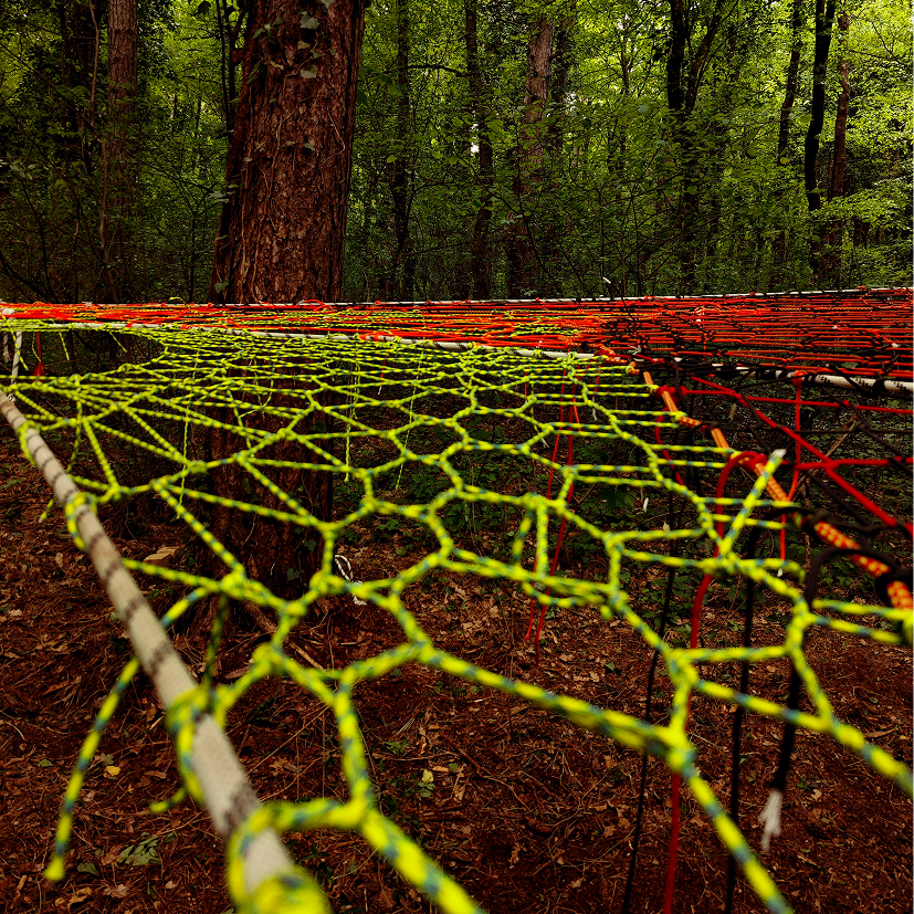First Tree Net in Croatia in Kalnik - ground level view