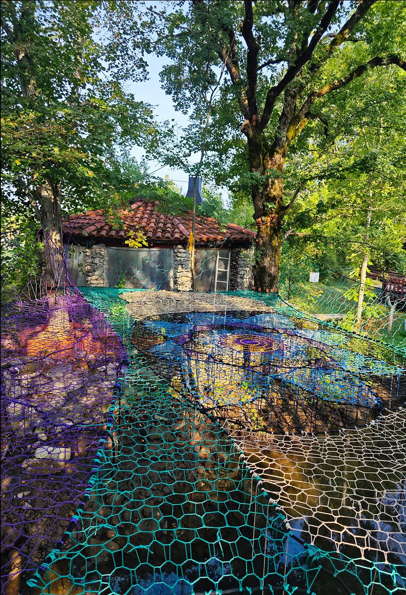 Adrenaline Tree Net system in Deringaj - construction detail