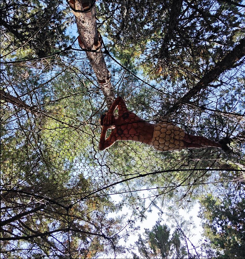Luxury Tree Net on Krk - integration with Mediterranean garden