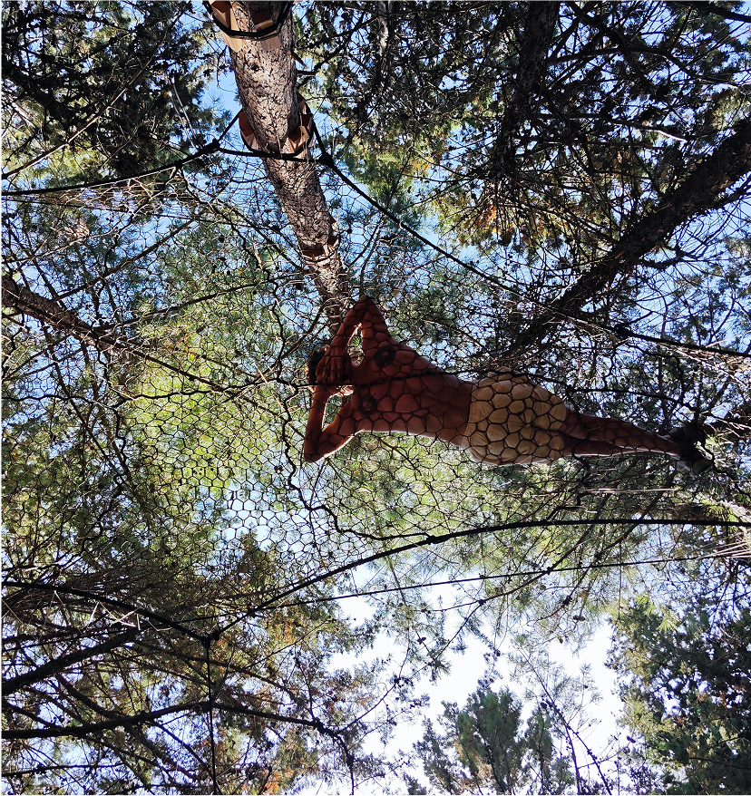 Luxury Tree Net on Krk - integration with Mediterranean garden
