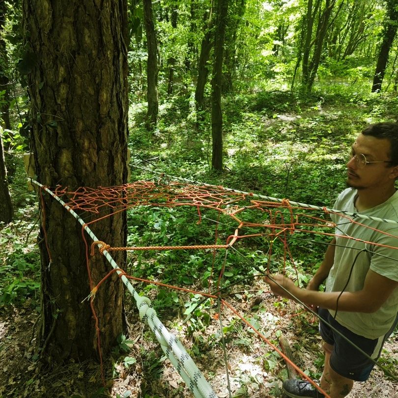 Luksuzna Tree Net mreža na Krku - integracija s mediteranskim vrtom