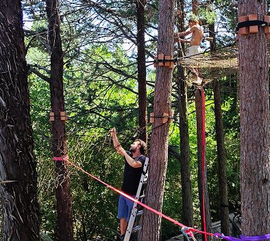 Tree Net tim tijekom postavljanja mrežnog sustava